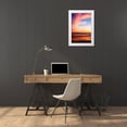 thumbnail image 3 of Hausenflock, Alan 11x14 White Modern Wood Framed Museum Art Print Titled - Red Sunrise I, 3 of 4