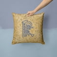 thumbnail image 2 of Carolines Treasures CJ2004-RPW1414 Letter R Musical Instrument Alphabet Canvas Fabric Decorative Pillow  14Hx14W, 2 of 4