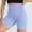 Purple, variant on Wensltd Women's High Waist Yoga Workout Shorts Tummy Control Fitness Athletic Running Shorts