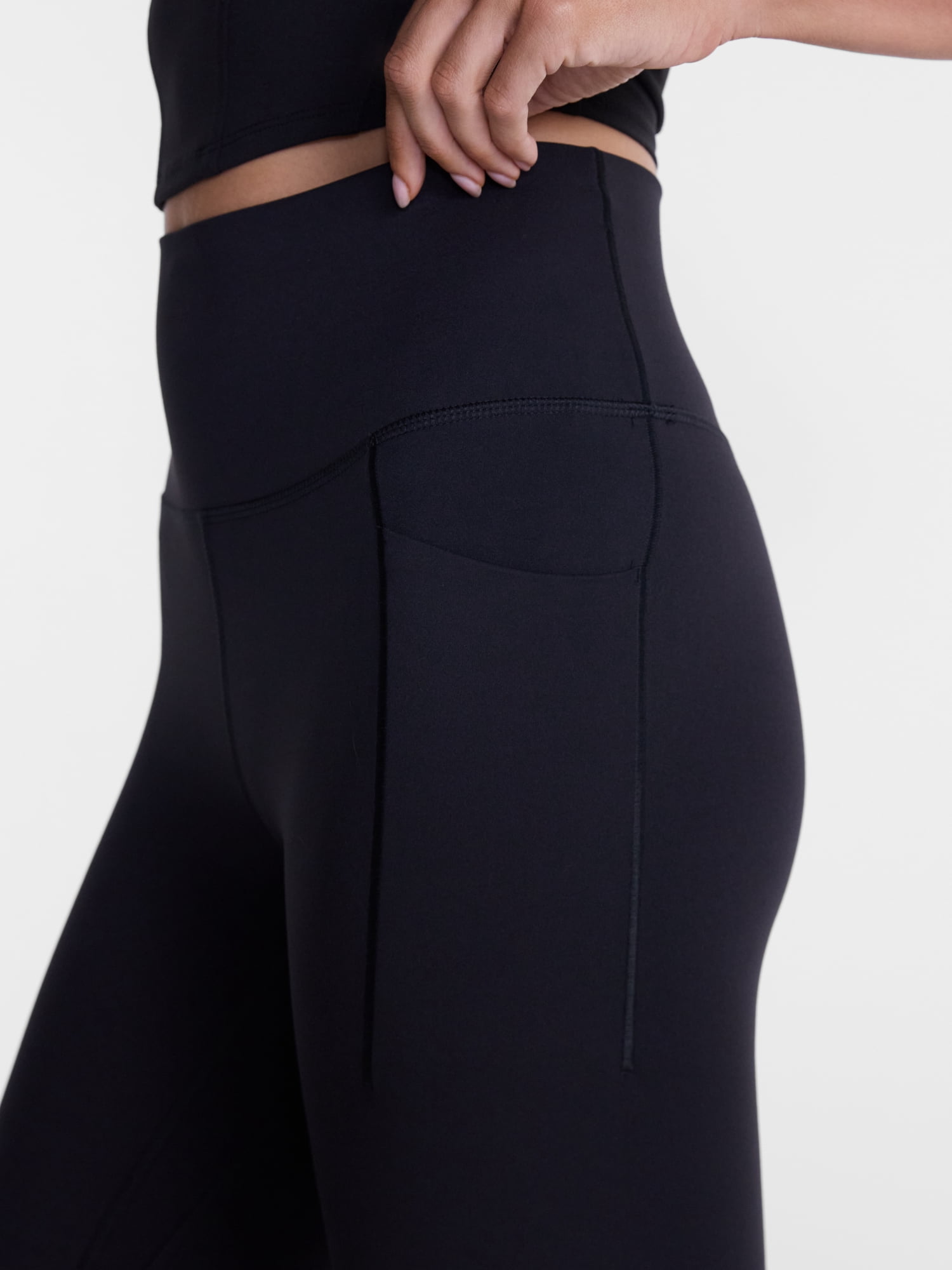 Avia Women's and Women's Plus SoftSculpt High Rise Leggings 25" with Pockets, Sizes XS-4X