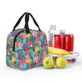 thumbnail image 4 of Bingfone Starfish And Algae Print Lunch Bag Insulated Lunch Box, Small Leakproof Cooler Food Lunch Containers Reusable High Capacity Lunch Tote Bags for Work, Travel, Outdoor, 4 of 5
