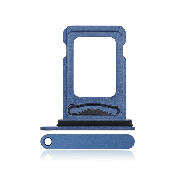 Replacement Dual Sim Card Tray Compatible For iPhone 13 (Blue)