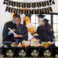 thumbnail image 5 of Graduation Decorations 2026 Gold Themed Set - Congrats GRAD 2026 Banner, Congrats GRAD Tablecloths - Complete Party Supplies for High School & College Celebrations, 5 of 7