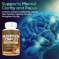 thumbnail image 6 of Parker Naturals Mushroom Complex with Lion’s Mane, Cordyceps and Reishi for Focus, Brain Health and Immunity Support, 90 Capsules, 6 of 8