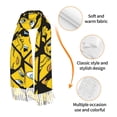 thumbnail image 3 of Looney Tunes Tweety Fringed Scarf Wrap Long Soft Winter Warm Tassel Scarf Neck Head Shawl Scarf, 3 of 8