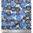 thumbnail image 1 of Soimoi Cotton Cambric Fabric Artistic Flower Decor Fabric Printed Yard 56 Inch Wide, 1 of 1