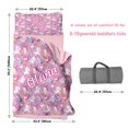 thumbnail image 6 of AOLOA Toddler Nap Mat, Personalized Name Horse Pattern Nap Mats for Daycare Preschool Kindergarten Sleeping Bag for Kids Girls Nap Mat with Pillow and Blanket Barbie, 6 of 9