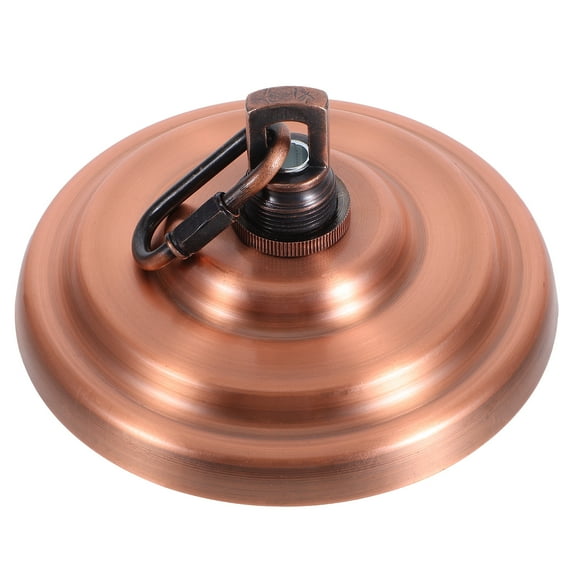 MRLESS Ceiling Light Plate Lamp Base with Hook Rustic Iron Pendant Light Mounting Kit for Pendant Light or Chandelier Accessories