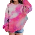 thumbnail image 7 of Mercatoo Childrens Tie Dye Sweatshirts Girls Loose Pullover Long Sleeve Interesting Tops Fall Sweatshirts, 7 of 7