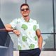 thumbnail image 4 of Balery Kawaii Frogs Camisa Polo de Hombre con Estampado, de Manga Corta y Tejido Medio, Camisa Tipo Golf Polo-Medium, 4 of 6