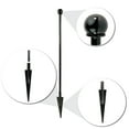 thumbnail image 3 of Yardlink Black Steel Multi-Style Fence Post and Stake, 48 inch H, 3 of 15