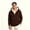 Coffee, variant on ClodeEU Men's Fleece Hoodie Jacket, Midweight Winter Zip Up Sweatshirt Outwear Jackets,Big and Tall ,Size S-5XL