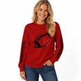 thumbnail image 5 of Game Day Shirts Women, 2026 Football Mom Sweatshirts Fall Cute Trendy Graphic Pullover Long Sleeve Gameday Outfits L, 5 of 6