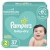 Pampers Baby Dry Diapers, Size 2,  37ct (Pack of 2)