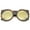 Tortoise / Gold Mirror, variant on sunglassLA Unisex Womens Thick Frame Color Mirror Lens Round Cat Eye Sunglasses (Tortoise / Gold Mirror) - 55mm