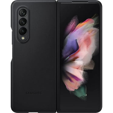 Samsung Galaxy Z Fold 3 Leather Cover Black - EF-VF926LBEGWW