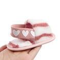 thumbnail image 3 of Infant Baby Girls Anti-slip Sandals Toddler Faux Fur Tie-dye Slippers House Shoes, 3 of 7
