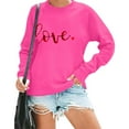 thumbnail image 5 of Vetsdori Valentine Sweatshirts for Women Crew Neck Pullover Tops Gifts for Girlfriend , Casual Valentine's Days Womens Sweatshirts Casual, 5 of 8