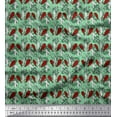 thumbnail image 1 of Soimoi Cotton Voile Fabric Leaves & Floral Block Print Fabric by The Yard 42 Inch Wide, 1 of 3