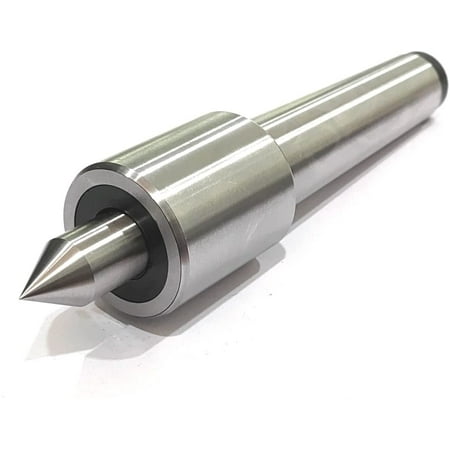 

Small slim body precision revolving live center for conventional lathe machines under 10 micron run-out & 1500-1800 RPM (MT2)
