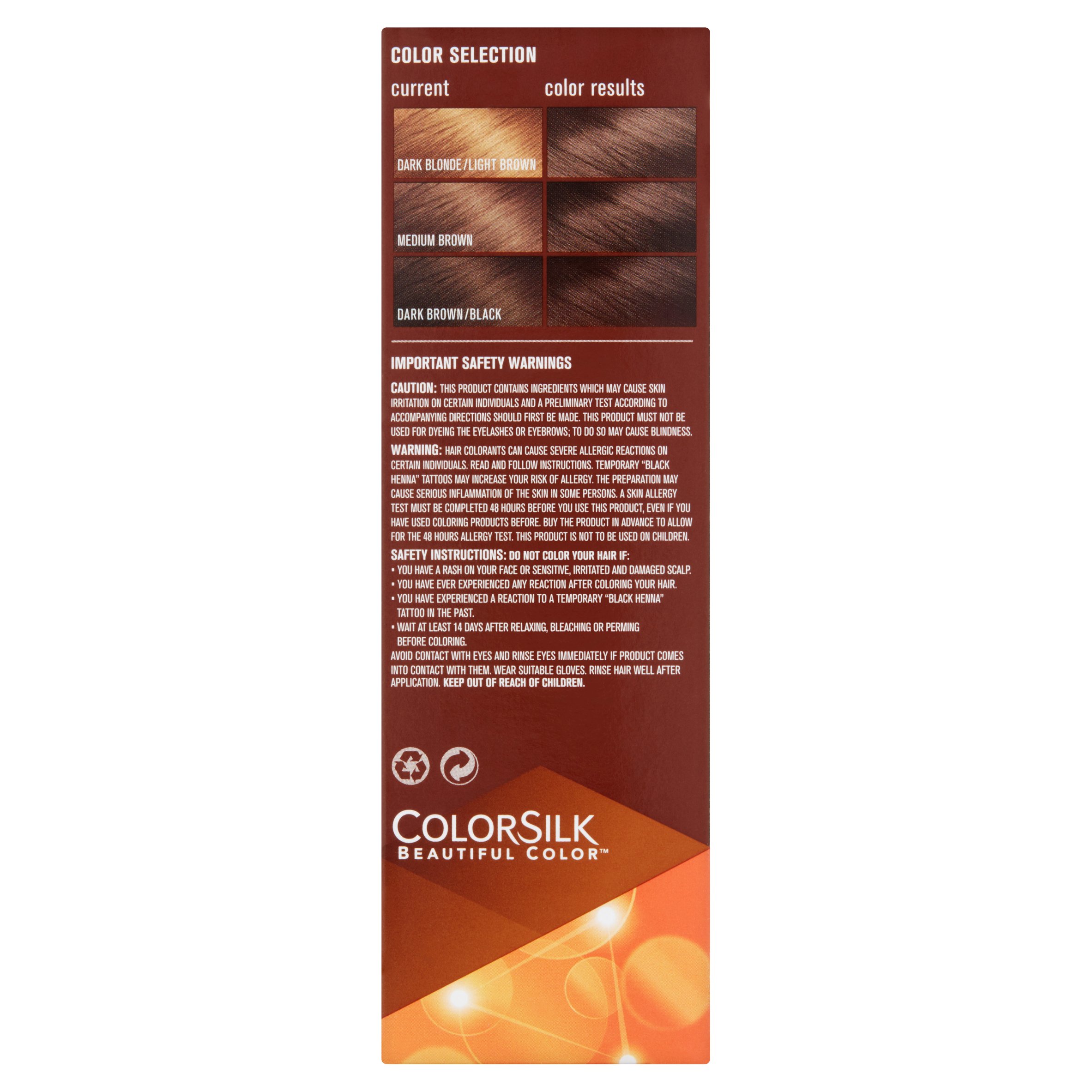 REVLON - COLORSILK Beautiful Color Permanent Hair Dye Kit 33 DARK SOFT ...