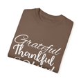 thumbnail image 3 of Grateful Thankful | Blessed | Thanksgiving | Fall | Gift For Her Unisex Garment-Dyed T-shirt, 3 of 4