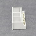 thumbnail image 4 of SPRING PARK 1/12 Mini Dollhouse Wooden Storage Rack with Hook Kitchen Furniture Accessory, 4 of 7