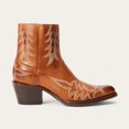 thumbnail image 2 of Women's Stetson Gianna Leather Boots Handcrafted Tobacco, 2 of 5