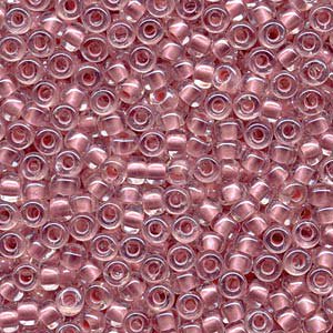 Inside Dyed Pearlize Pink Miyuki Seed Beads 6/0 6-94606-TB