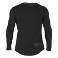 Leesechin Mens Tops Big and Tall Slim Thin Thermal Underwear Round Neck