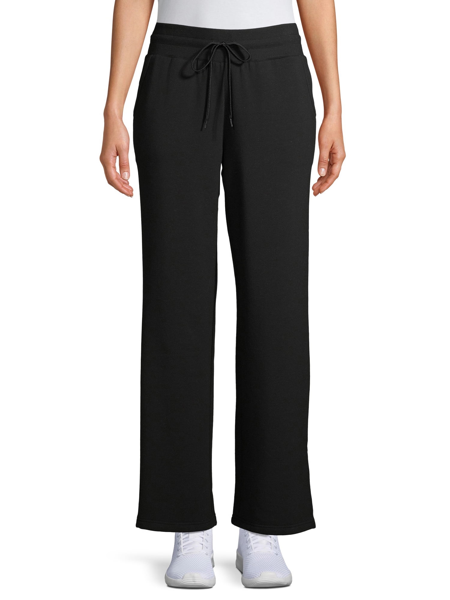Athletic Works Women's Wide Leg Pants Available in Regular and Petite ...