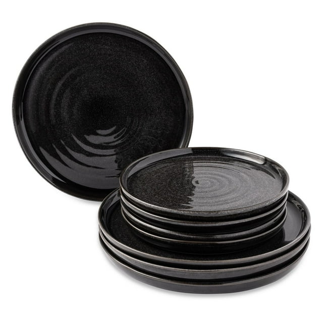 Yellowstone 8-Piece Ceramic Dinnerware Set, Rip Collection