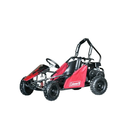 Coleman Powersports 100cc Gas Powered Go Kart Black And Red