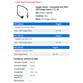 thumbnail image 2 of Oxygen Sensor - Compatible with 2005 - 2007 Dodge Dakota 4.7L V8 2006, 2 of 2