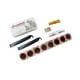 thumbnail image 1 of Kit de reparación de pinchazos de neumáticos para bicicletas con caja de almacenamiento para motocicletas Juego de parche de neumáticos de herramienta, 1 of 9