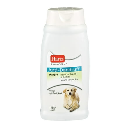 Hartz groomer's best anti-dandruff shampoo for dogs, 15-oz bottle