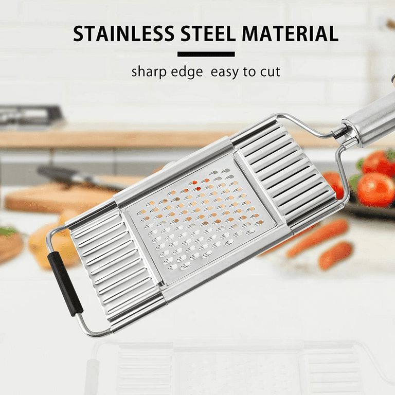 VEVOR Rotary Cheese Grater, Zinc Alloy Rotary Vegetable Mandoline, Manual  Cheese Mandoline w/ 5 Stainless Steel Cutting Cones, Manual Vegetable  Grater