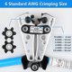 thumbnail image 4 of Crim Pliers - Adjable -layer Ratchet Crim Pliers For Cable Lugs Awg 10-0, 6/10/16/25/35/50 Mm, For Electrician, 4 of 5