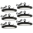 thumbnail image 1 of Sunco 6 Pack High Bay LED Shop Light with Motion Sensor for Garage or Workshops with Wireless Remote 150W 22000 Lumens 6000K Daylight Deluxe Dimmable (0-10V) IP65 Waterproof UL/DLC, 1 of 5