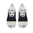 thumbnail image 1 of Chaussures Plates pour Femmes Motif Dessin Animé Notes Musicales Confort Espadrilles Sport pour Femmes Lacets Chaussures Plateforme 2023, 1 of 5