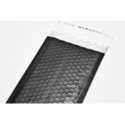 ProLine® Matte Metallic Black Poly Bubble Mailers Envelopes 4 x 8 (50 Mailers)