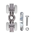 thumbnail image 2 of Roue de Porte de Douche, Installation Facile Rouleau de Porte de Douche Accessoires Complets Alliage de Zinc Premium Résistant à l'Usure pour Meubles pour Baignoires, 2 of 7