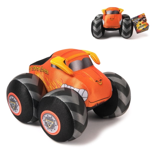 Monster Jam El Toro Loco Camión de Peluche de 18 cm con Sonidos