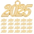 thumbnail image 1 of 50Pcs Pendant Graduation Accessories Golden Year Charms for Craft Enthusiasts, 1 of 9