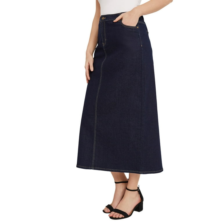 Cato plus shop size denim skirts