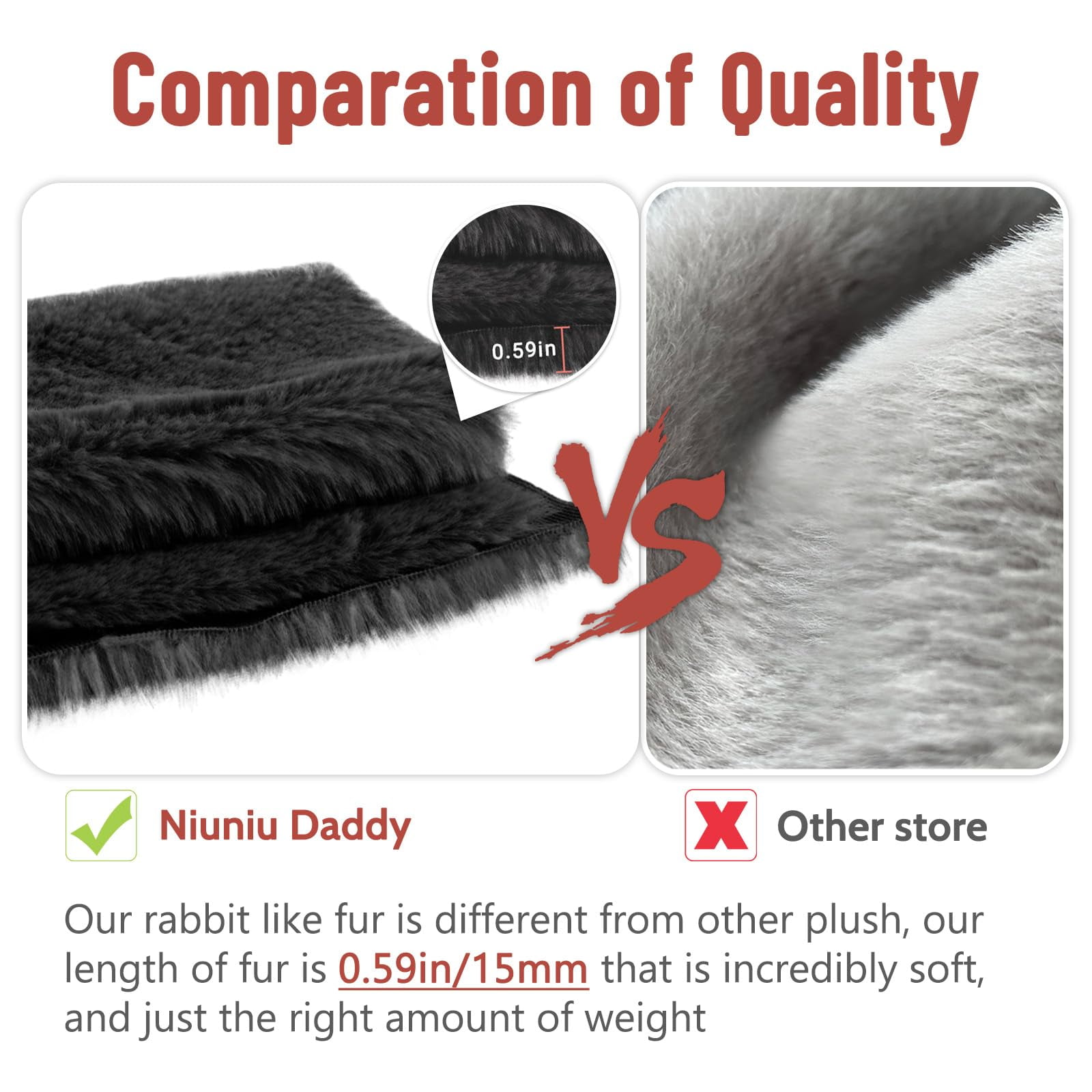 Niuniu Daddy Weighted Highland Cow Stuffed Animals- 20" Giant Weighted Plush Pillow , 3.3-Pound Large Plushie Body Pillow with Soft Faux Fur, Gift for Kids & Adults, Holiday Gifts