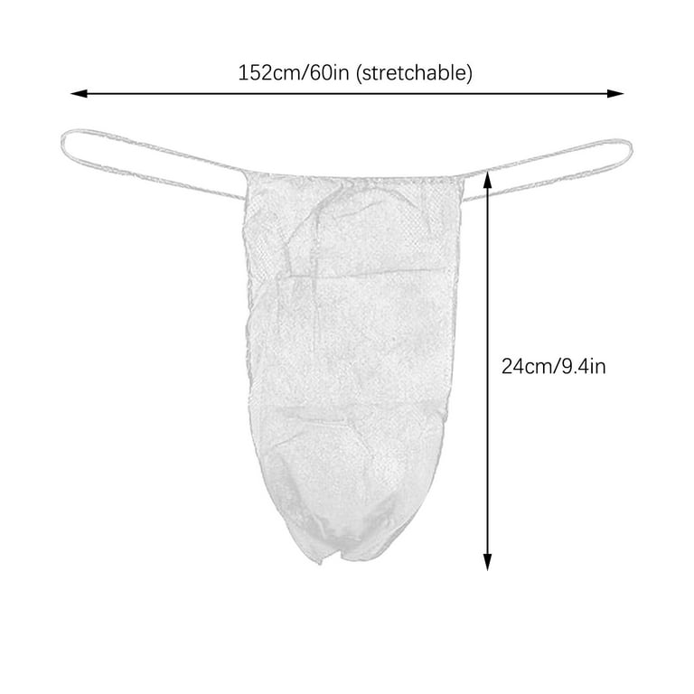Disposable Thongs for Women, Non Woven Underwear Panties