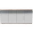 thumbnail image 3 of Manhattan Comfort Viennois 2.0 Buffet Miroir en Blanc Cassé, 3 of 5