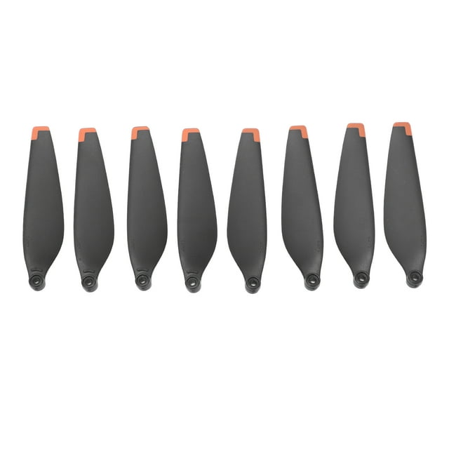 Hélices de Drone, Forme Compacte Hélice 6030F Matériau Plastique Flexible Solide pour Mini 3 Pro Pointe Orange, Pointe Argent