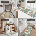 thumbnail image 5 of Pioneer Flower Floral Print Pattern Kitchen Rugs Sets Of 3,Kitchen Runner Rugs Non Skid Washable,Decorative Kitchen Floor Mats for Kitchen,Sink,Laundry,17X30 Inch + 17X47 Inch + 17X59 Inch, 5 of 6